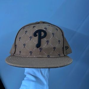 Light brown Phillies hat